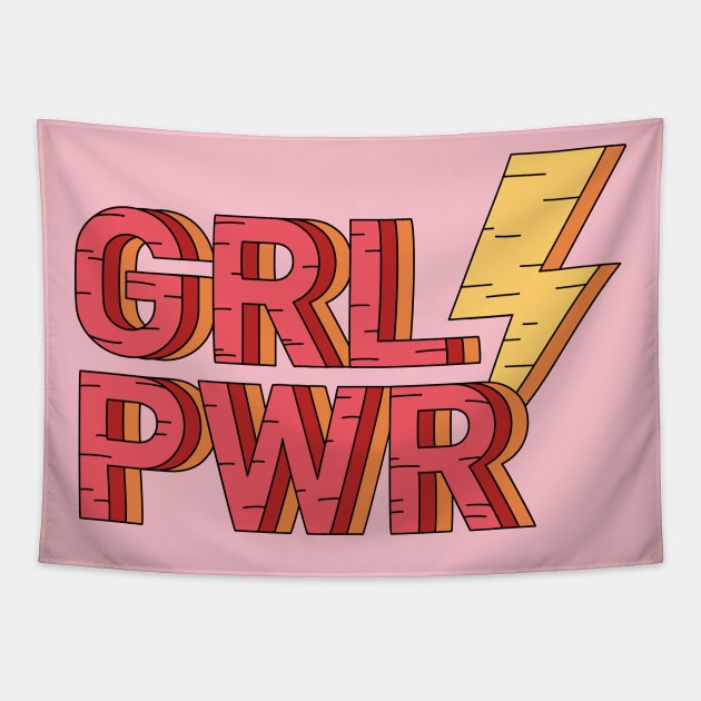 Girl Power Tapestry by Utopia Shop