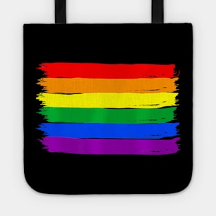 Gay Pride Support Love Rainbow Flag Lgbtq Flag Lgbt Rights Tote