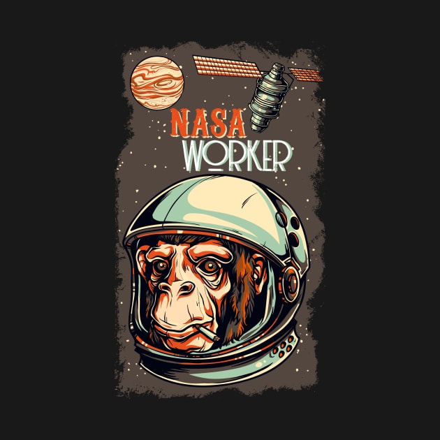 The Monkey Astronaut by Pittura