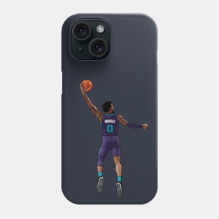 Miles Bridges Vector Dunk Purple Phone Case