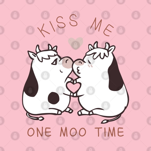 Kiss me one moo time by huebucket