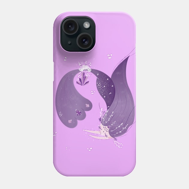 Mermay amethyst Phone Case by strawberrystyle