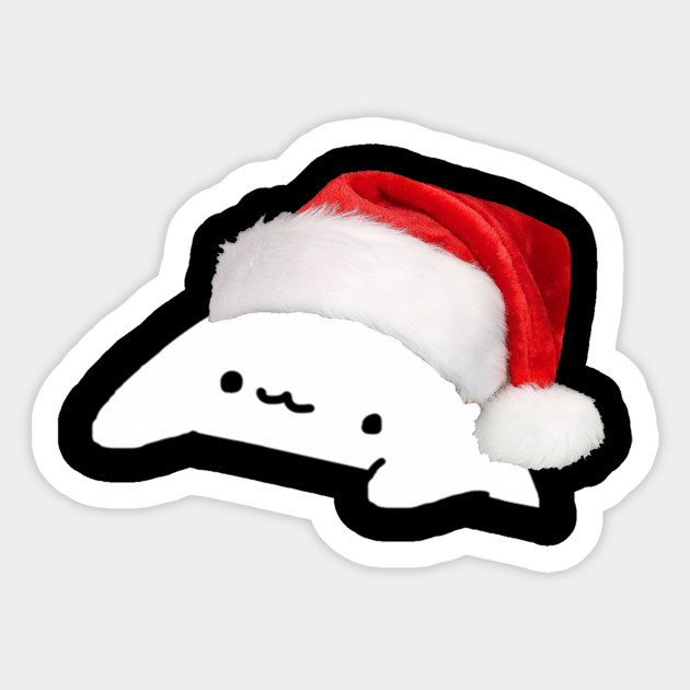 Bongo Cat Christmas Meme Bongo Cat Sticker Teepublic