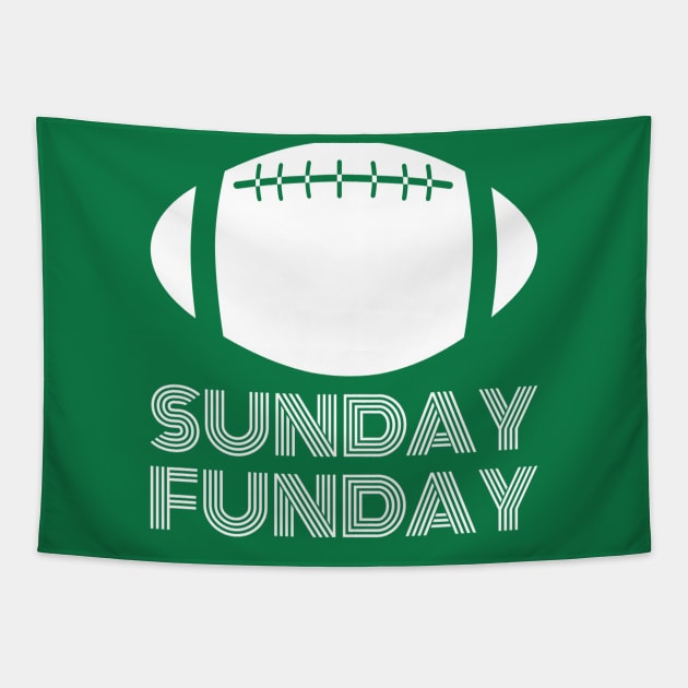 Retro Philly Sunday Funday Tapestry by generationtees