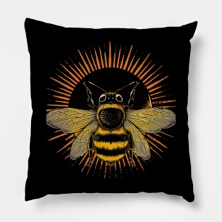 Hardworking Bees Buzzing Virtuosos Pillow