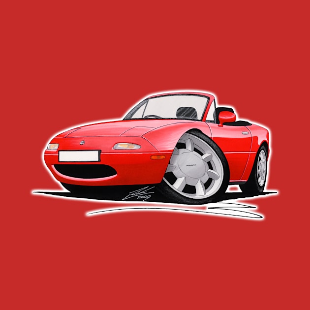 Mazda MX5 (Mk1) Red by y30man5