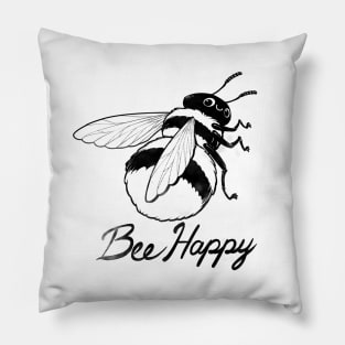 Bee Happy Pillow