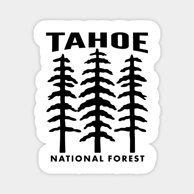 Tahoe National Forest Magnet by HalpinDesign