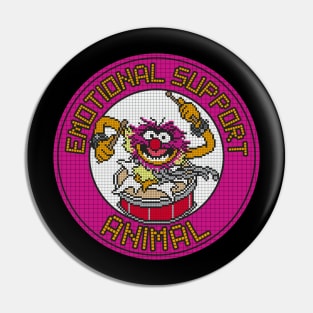 POXELART - ANimals Muppets Support Animal Pin