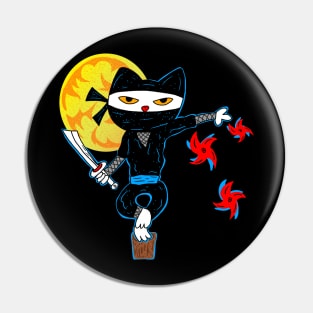 The Ninja Cat Pin