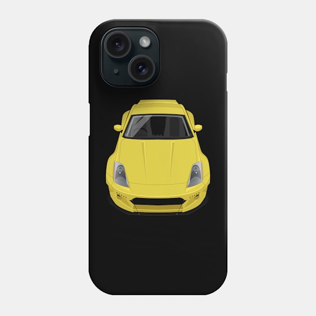 Fairlady 350Z Z33 Body Kit - Yellow Phone Case by jdmart