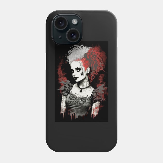 Goth Girl - Emilie Autumn Phone Case by RichieDuprey