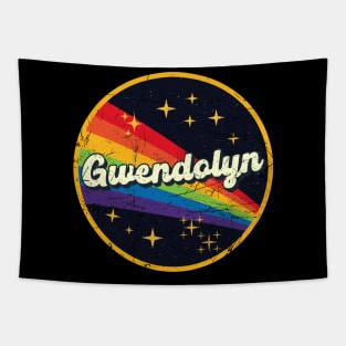 Gwendolyn // Rainbow In Space Vintage Grunge-Style Tapestry