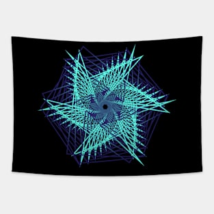 abstract windmill Tapestry