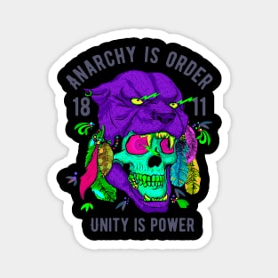 Unity is Power Pantera Skull Magnet