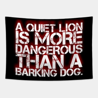 Quiet lion Tapestry