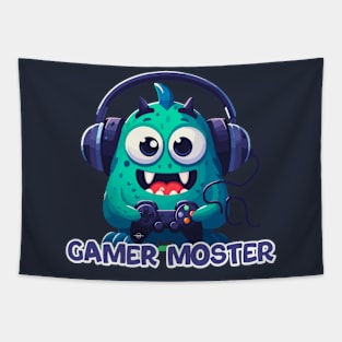 Gamer Monster 3 Tapestry