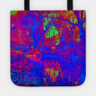 Atomic Garden Digital Artwork by Christine aka stine1 Tote