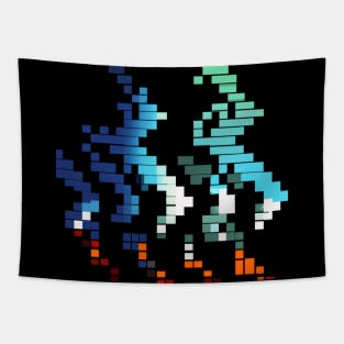 Retro gamer Pattern Design Tapestry