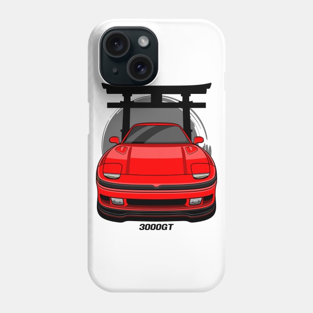 Red 3KGT Phone Case by turboosted