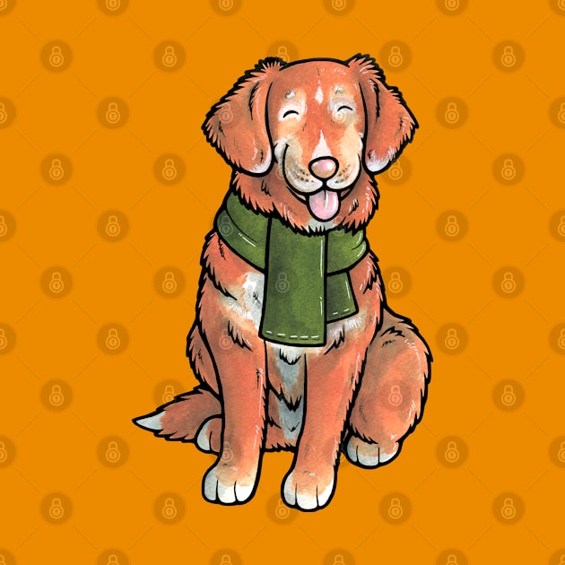 Nova Scotia Duck Tolling Retriever (senior) by animalartbyjess