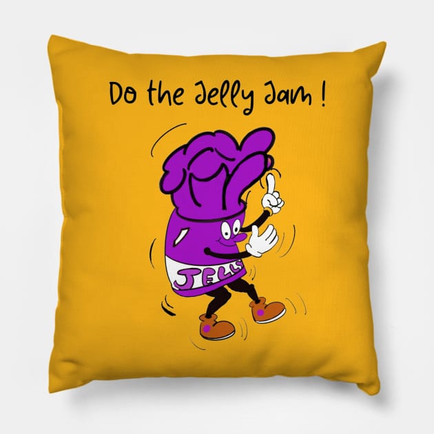 Jelly Jam Pillow by Space City Nicoya