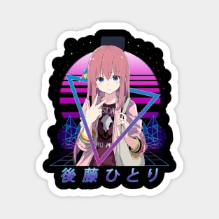 Manga Picture Rock Musician Magnet