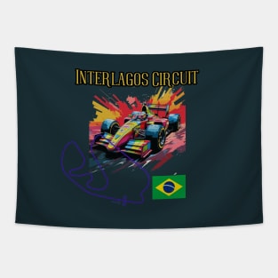 Brazylian Grand Prix, Interlagos Circuit Tapestry