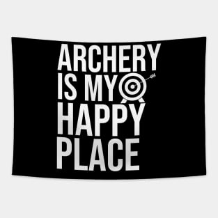 Archery Is My Happy Place Tapestry