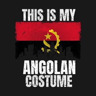 This Is My Angolan Costume for Men Women Vintage Angolan T-Shirt