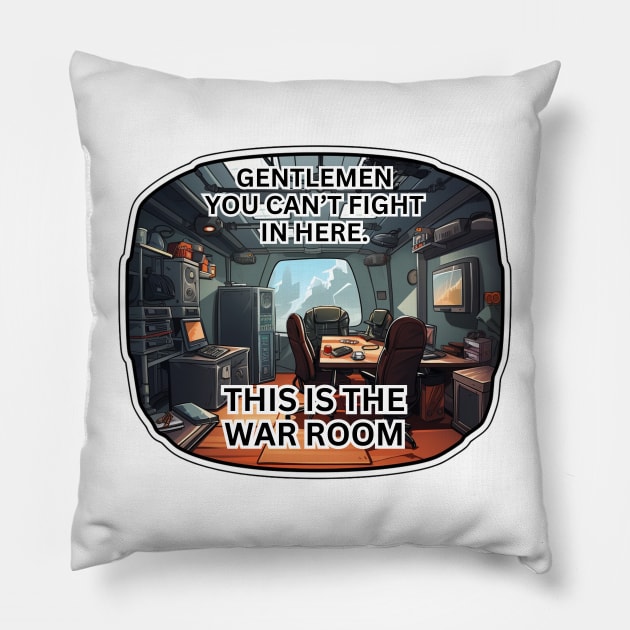 This is the war room Pillow by Riverside-Moon