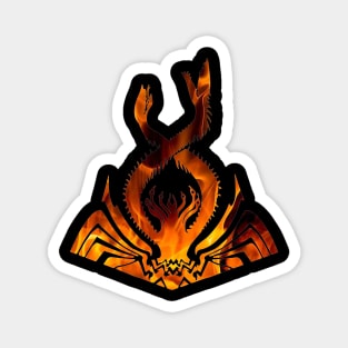 The Fiery Chimaera - variant 2 Magnet