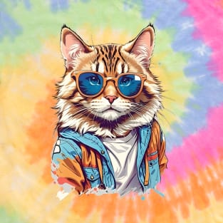 Hipster Cat T-Shirt