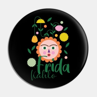 Cute summer colorful Frida kahlo design feminism women rights Pin