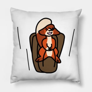 Squirrelpaw goes sledding Pillow