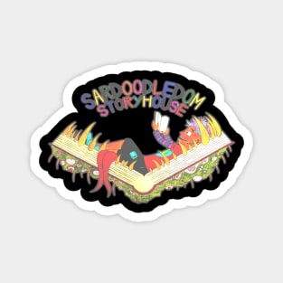 SardyBoy Logo Glow Background Magnet