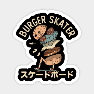 Burger Skater Magnet