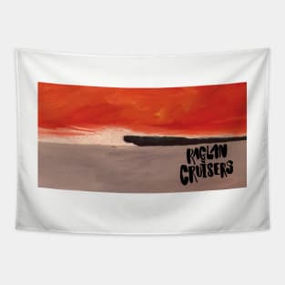 Raglan Cruisers wave T-shirt Tapestry