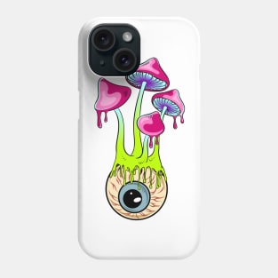 melting mushroom graphic sublimation Phone Case