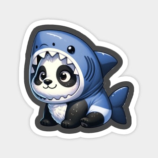 panda shark Magnet