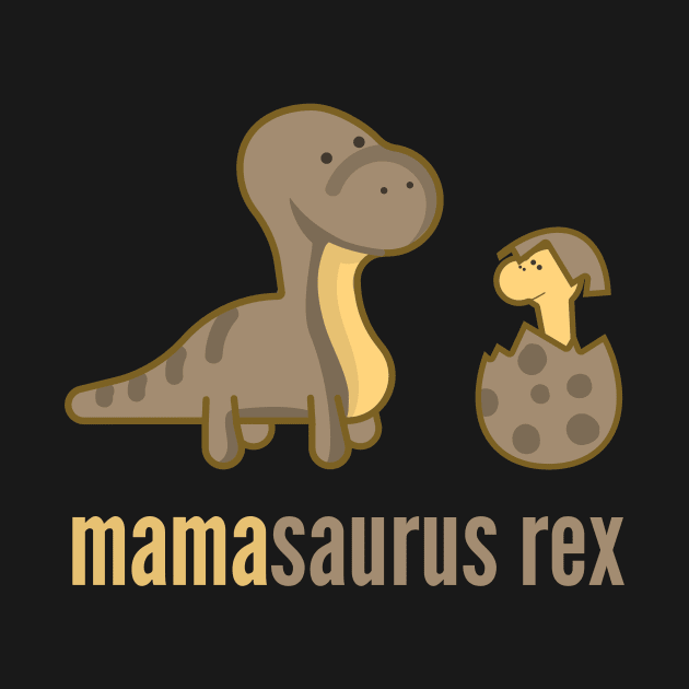 Mamasaurus Rex T-Shirt Dinosaur Family Shirts by DoggyStyles