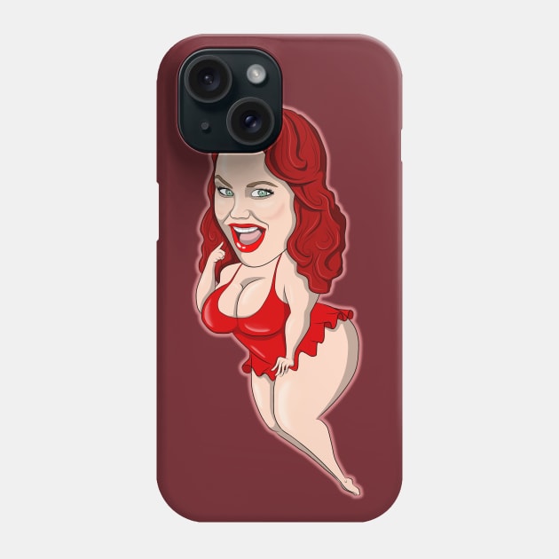 ruby roxx Phone Case by bobgoodallart