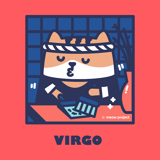 Quarantine Cat Zodiac Signs: Virgo cat by meowproject