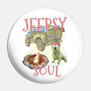 Jeepsy Soul Westie Pin
