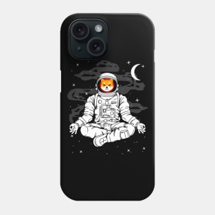 Astronaut Yoga Shiba Inu Coin To The Moon Shib Army Crypto Token Cryptocurrency Blockchain Wallet Birthday Gift For Men Women Kids Phone Case