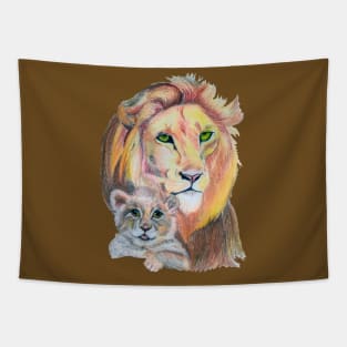 Lions Tapestry