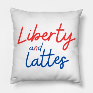 Liberty and Lattes Pillow