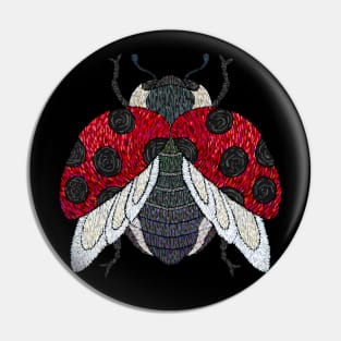 Colorful Ladybug Pin