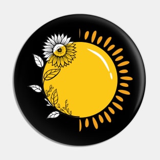 Little Aesthetic Sunflower Pin