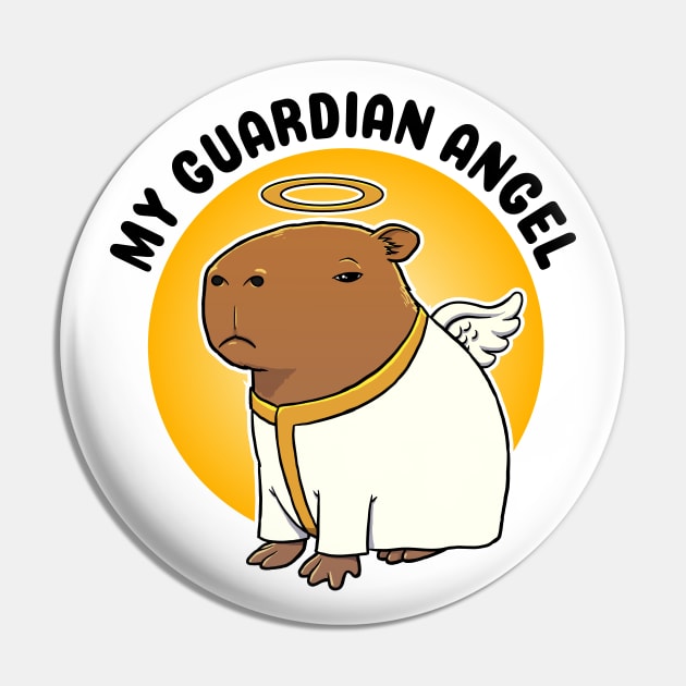 My Guardian Angel Capybara Angel Pin by capydays